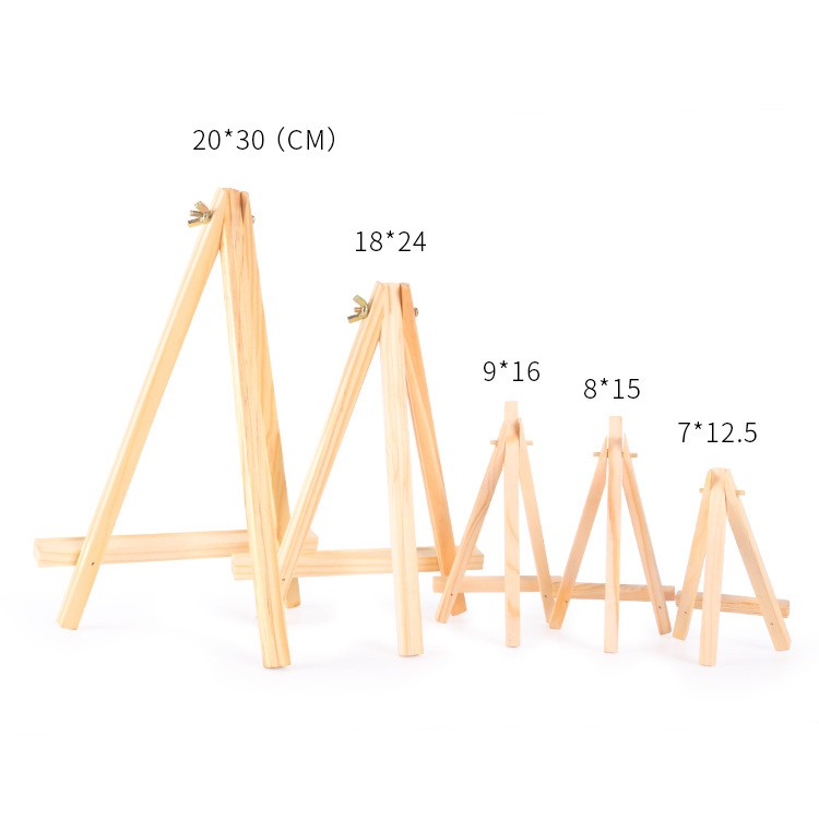 Tall Wood Easels for Display